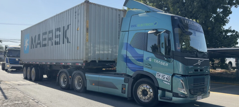 Maersk y Sotraser anuncian incorporación de camiones eléctricos para operaciones en Chile
