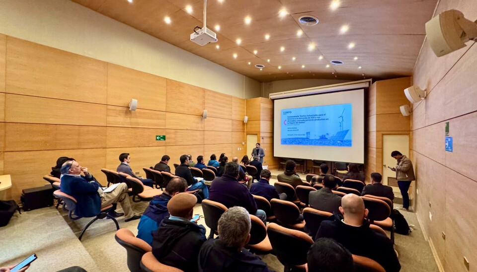 Los asistentes a la charla informativa sobre el proyecto Corfo.