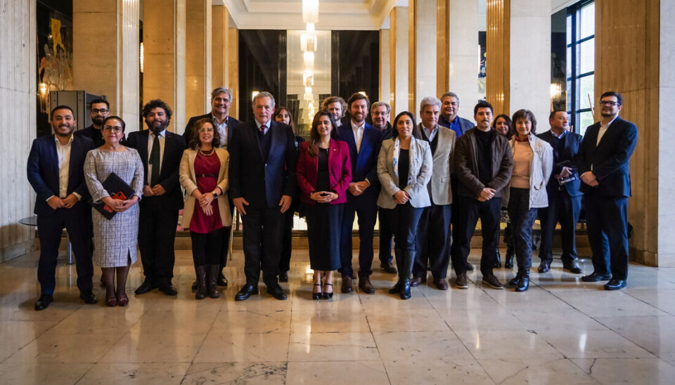 Los integrantes del COSOC junto a la subsecretaria Claudia Sanhueza.