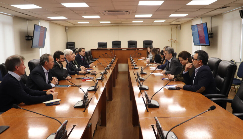 Los participantes en el Cuarto Adjunto donde se analizó el CEPA con India.