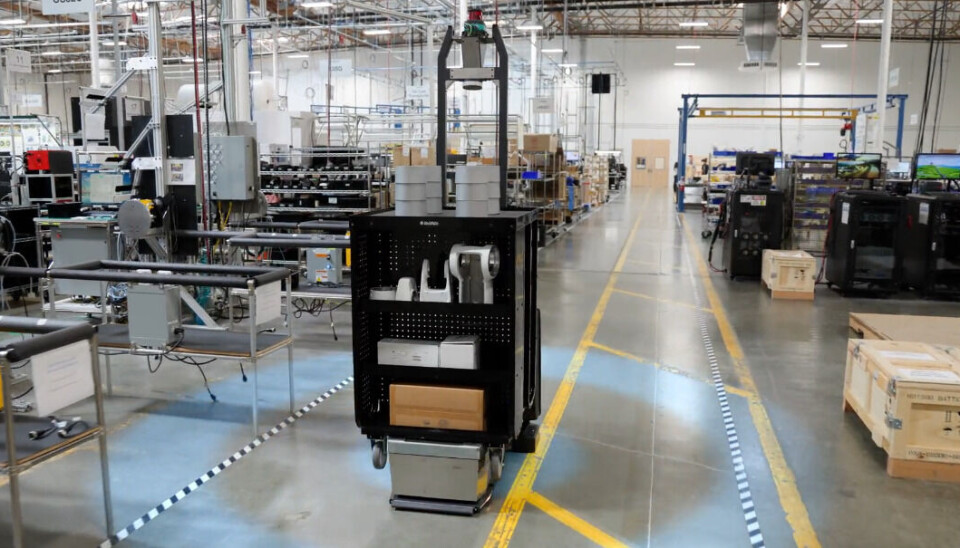 El robot tiene cobertura de seguridad de 360 grados.