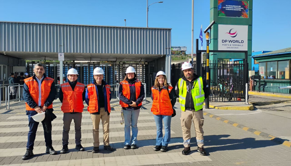Docentes que participaron en la pasantía en el terminal.