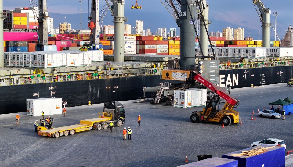 Las operaciones pusieron a prueba la capacidad logística del terminal portuario.