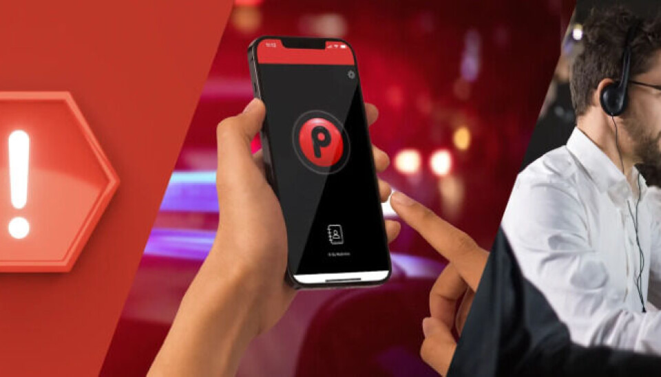 La aplicación opera a través de red celular y WiFi.