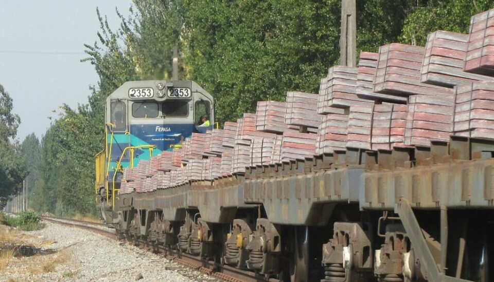 El tren de carga ayuda a descongestionar las carreteras nacionales.