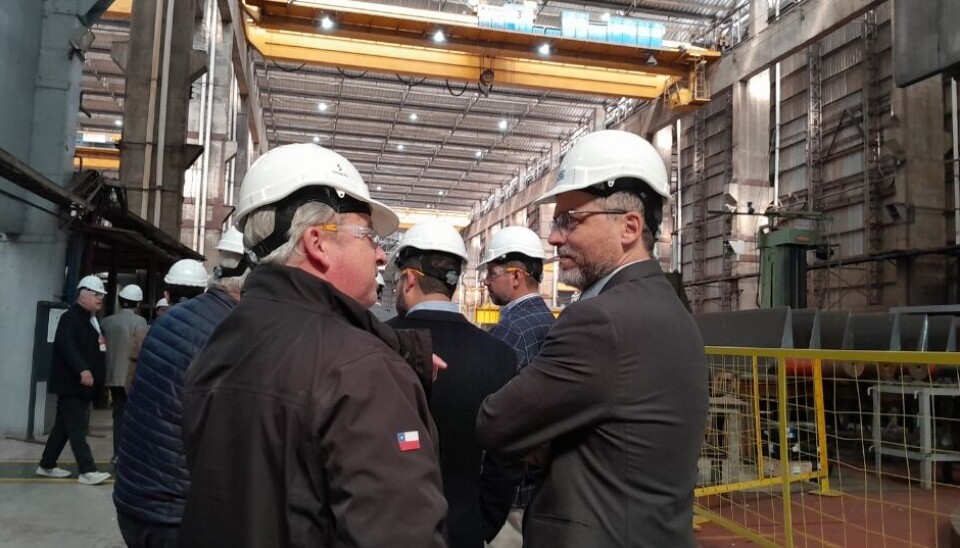 El director general de ProChile durante su visita a Paraguay.