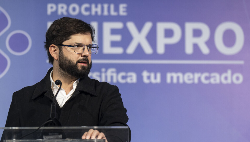 El presidente Gabriel Boric en la inauguración de ENEXPRO 2025.