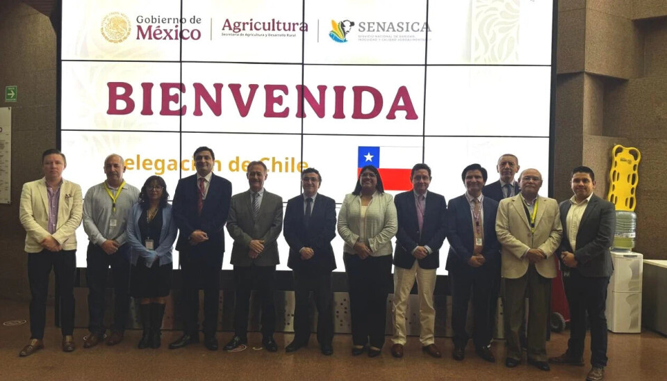 Autoridades participantes del encuentro clave para exportaciones frutícolas.