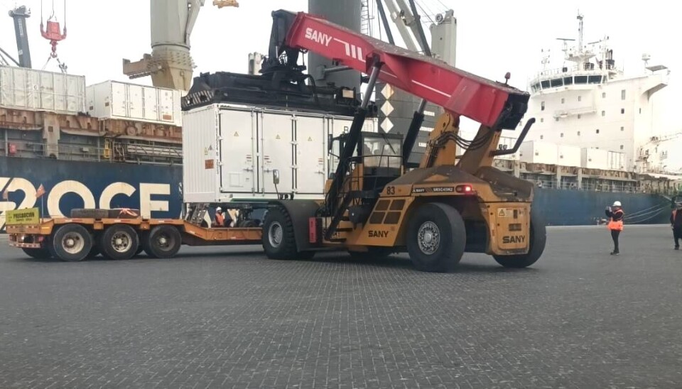 La operación se realizó en el Terminal N° 1 del puerto.