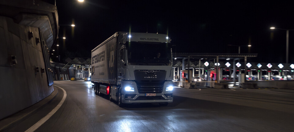 MAN y Dettendorfer prueban eTrucks nocturnos en el paso del Brennero