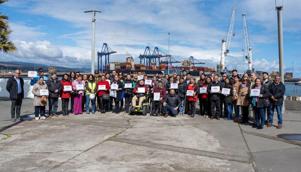 Participantes del fondo concursable impulsado por el terminal portuario.