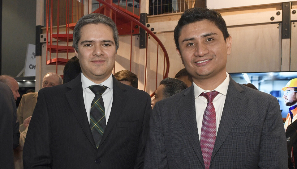 Luis Felipe Ramos, subsecretario de Energía, junto a Andrés Palomino, Energy Industries Latam Sales Manager de ABB.