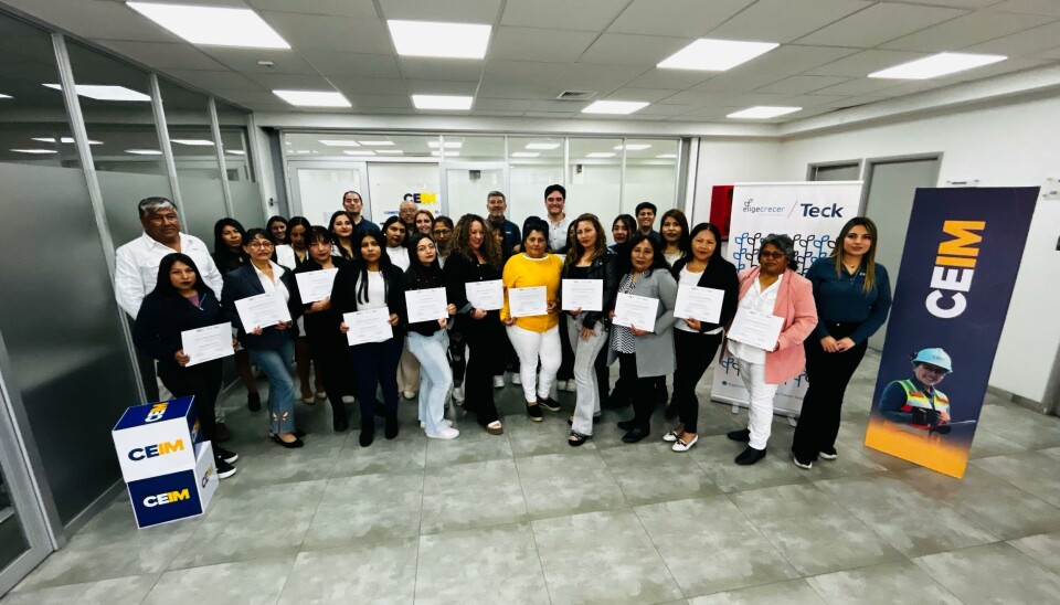 Las mujeres capacitadas contarán con oportunidades concretas en la minería.