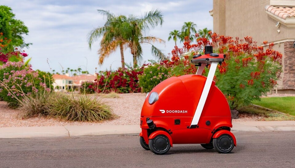Dot, un robot de reparto autónomo para trayectos cortos, totalmente eléctrico.