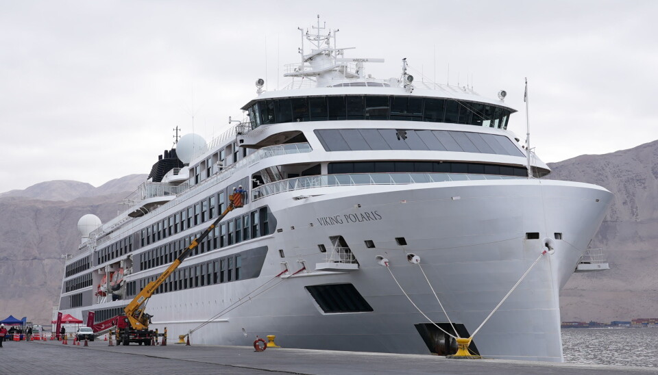 La nave cuenta con 205 metros de eslora y llegó procedente de Lima.